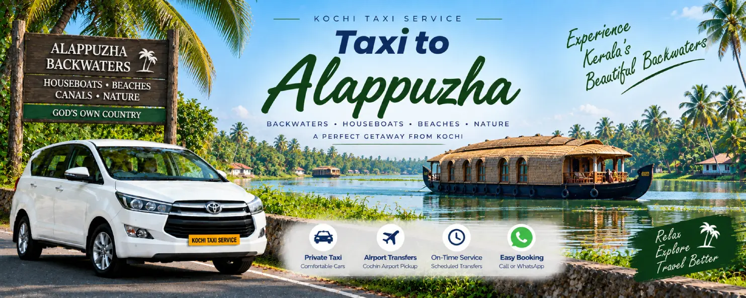 Taxi to Alappuzha