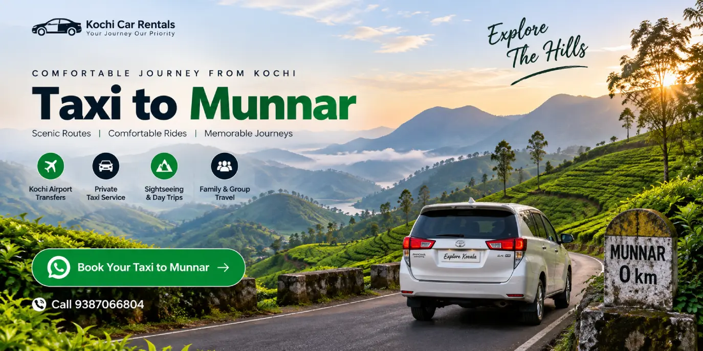 taxi to munnar