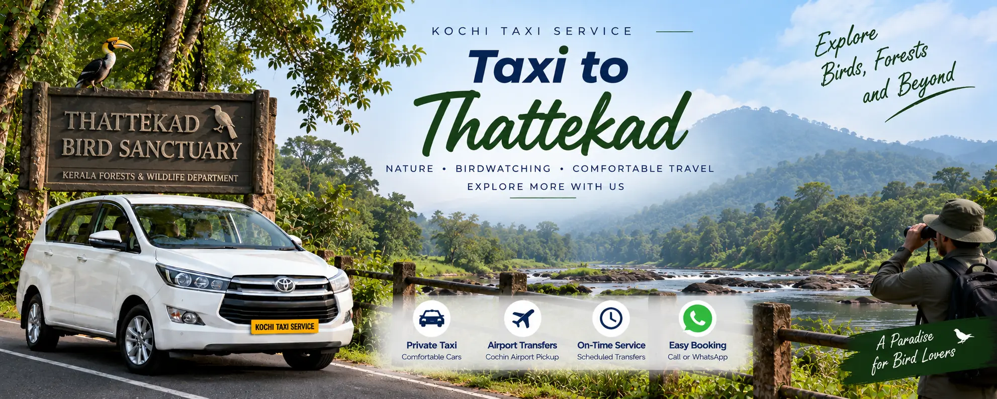 taxi to thattekad